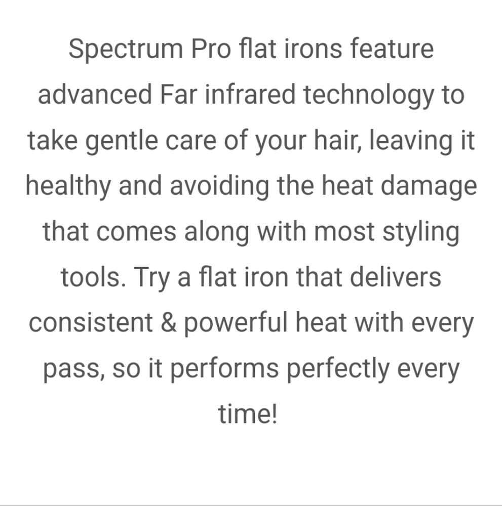 NIB ISO Professional Super Spectrum Pro Ceramic Ionic Hair Straightener - Black - Picture 5 of 12